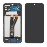 LCD Samsung A14/146B (2023) із чорним тачскрином + корпусна рамка чорний шлейф REV - V04 (М) 