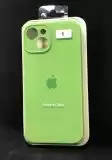 Чохол iPhone 14Plus Silicon Case original FULL Camera №1 green (4you) "Акційна ціна"