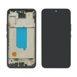 LCD Samsung A54 /A546F (2023) із чорним тачскрином + чорна корпусна рамка IPS (M)