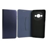 Flip Cover for Xiaomi Redmi A3 Fiber Dark blue (4you)