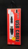 Usb-cable iPhone 5 4you Sula white ( 2.4A, Silicon )
