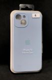 Чехол iPhone 14 Silicon Case original FULL Camera №5 powder blue (4you)