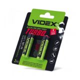 Батарейка Videx Turbo LR6T AA щелочная (2 на блистере, 20 в упак.)