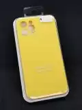 Чохол iPhone 12Pro Silicon Case original FULL Camera № 4 Yellow ( 4you ) ( NO LOGO )