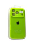 Чохол iPhone 17Pro Silicon Case original FULL Camera №53 neon green (4you)