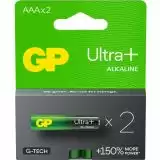 Батарейка GP 24AUPETA21-2GSB2 Ultra Plus Alkaline LR03, AAA (2 у блістері,20 в упаковці)