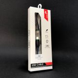 Cable Type-C/Type-C 4you Elbe (3A, silicon) Black (от10шт - 10%)