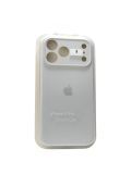 Чехол iPhone 17Pro Silicon Case original FULL Camera №9 White (4you)