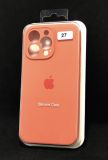 Чехол iPhone 12ProMax Silicon Case original FULL Camera №27 peach (4you) "Акционная цена"