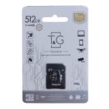 Micro SD 512Gb T&G Class 10 з ад. (UHS-3)