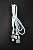 Usb-cable Type-C 4you Oskol (2.1A) white (тех.пак)