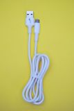 Usb-cable Micro USB 4you Tems white (2A) (від10шт - 10%)