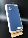 Чехол Samsung A07 4G Silicon Original FULL №14 Dark Blue (4you)