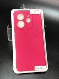 Чехол Xiaomi Redmi Note 14(4G) 164mm Europe version Silicon Original FULL №2 Rose red (4you)