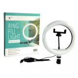 Кольцевая лампа RING FILL LIGHT QX-200 20см 8" (с держателем,без подставки)