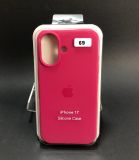 Чехол iPhone 17 Silicon Case original FULL №69 raspberry (4you)