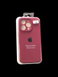 Чехол iPhone 14Pro Silicon Case original FULL Camera №63 burgundy (4you)