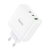 СЗУ-USB HOCO N30 PD 65W (2Type-C/1USB) White