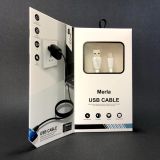 Usb-cable Type-C 4you Merla (2A, silicon, белый, премиум упаковка)