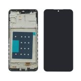 LCD Samsung A16 (5G)/A166 (2024) із чорним тачскрином + корпусна рамка OLED ШИРОКА РАМКА (M)