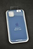 Чехол iPhone 11 Silicon Case original FULL №49 navy blue (4you) "Акционная цена"