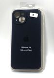 Чехол iPhone 14 Silicon Case original FULL Camera №8 midnight blue (4you)