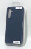 Чехол Samsung A15(4G) Silicon Original FULL №14 Dark blue (4you)