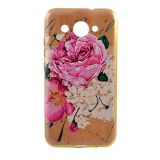Чохол Xiaomi Redmi Note 5APro Silicon Flowers and Diamond Peony "Акційна ціна"