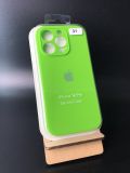 Чехол iPhone 16Pro Silicon Case original FULL Camera №31 lime green (4you)