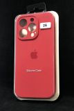 Чехол iPhone 15ProMax Silicon Case original FULL Camera №25 camelia (4you) "Акционная цена"