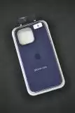 Чохол iPhone 15ProMax Silicon Case original FULL №8 Dark blue (4you)