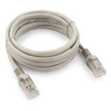 Кабель мережевий RJ45 2м Cablexpert PP12-2M, сірий (вита пара)