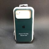 Чохол iPhone 17ProMax/18ProMax Silicon Case original FULL №67 moss green (4you)