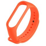Ремінець на браслет фітнес Xiaomi mi band 5/6/7 Light Orange