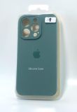 Чехол iPhone 15Pro Silicon Case original FULL Camera №68 viridian (4you)