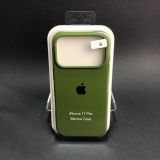 Чохол iPhone 17Pro Silicon Case original FULL №64 olive green (4you)