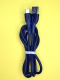 Usb-cable Type-C 4you Taho (2.4A, Silicon, чорний) (від10шт - 10%)