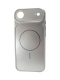 Чехол iPhone 17Air Silicon IPHONE 17 STYLE with MagSafe Silver