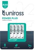 Батарейка Uniross лужна Power Plus Alkaline AAA 1.5V (4 на блістері)