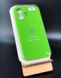 Чохол iPhone 16 Silicon Case original FULL Camera №31 lime green (4you)