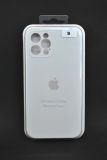 Чехол iPhone 11 Silicon Case original FULL Camera №9 White (4you)