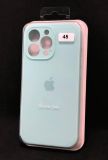 Чехол iPhone 12Pro Silicon Case original FULL Camera №45 sky blue (4you)