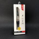 Usb-cable iPhone 5 4you Florida ( 2A, silicon, чорний ) - НОВИНКА! 