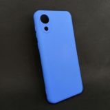 Чехол Samsung A03 Core/A032 Silicon Soft Silky №6 Blue "Акционная цена"