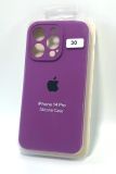 Чехол iPhone 14Pro Silicon Case original FULL Camera №30 purple (4you)