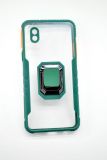 Чехол Samsung A32 5G Silicon Protect Dark green "Акционная цена"