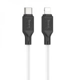 Cable Type-C/iPhone 5 HOCO X90 1m (круглый) White