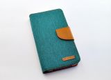 Чехол-книжка 4you Canvas 4,8"-5,2" SLIDER dark green/brown универсальная Новинка! "Акционная цена"