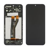 LCD Samsung A14/146B (2023) с черным тачскрином + корпусная рамка черный шлейф REV - V1.1(М)