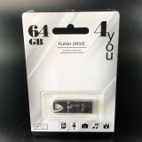 Usb 64Gb 4you 117 Metal series Black